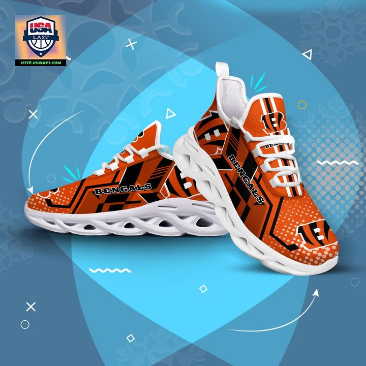 Cincinnati Bengals Personalized Clunky Max Soul Shoes Best Gift For Fans