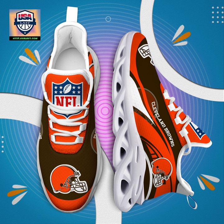 Cleveland Browns NFL Customized Max Soul Sneaker - Damn good