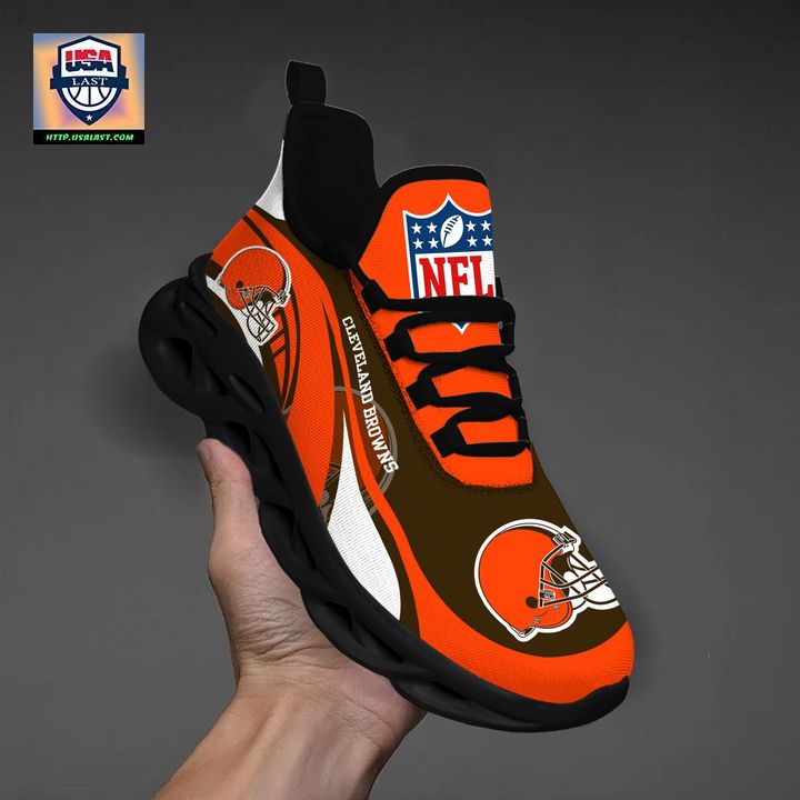 Cleveland Browns NFL Customized Max Soul Sneaker - You look handsome bro