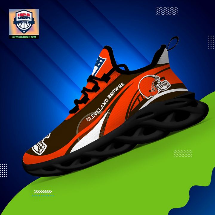 Cleveland Browns NFL Customized Max Soul Sneaker - Studious look