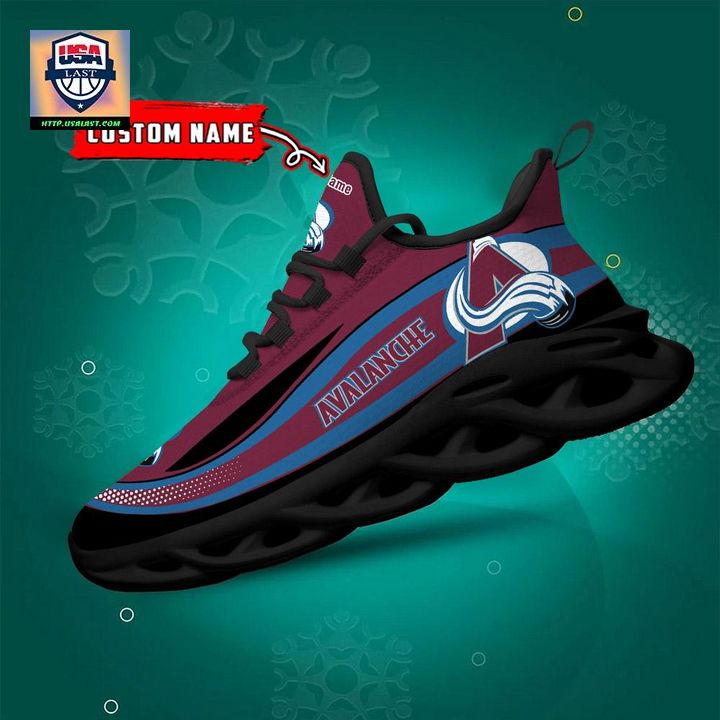 Colorado Avalanche NHL Clunky Max Soul Shoes New Model - Long time