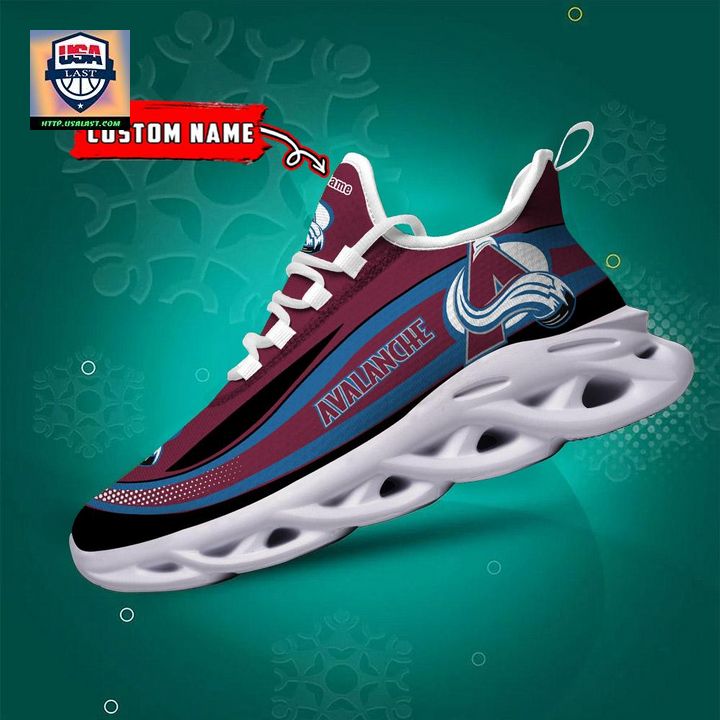 Colorado Avalanche NHL Clunky Max Soul Shoes New Model - Nice Pic