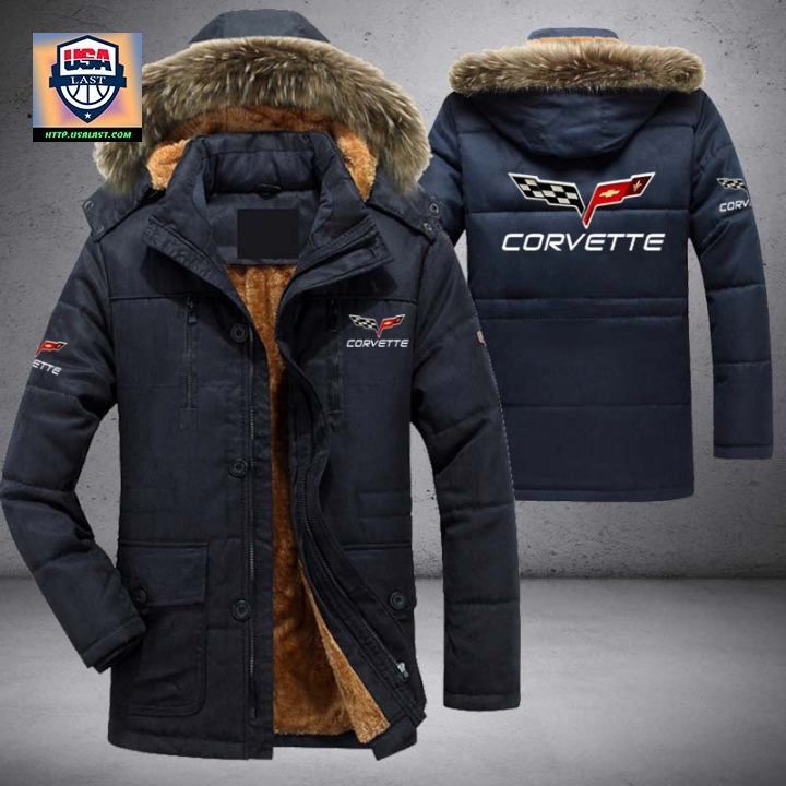 Corvette C6 Logo Brand Parka Jacket Winter Coat - Loving, dare I say?