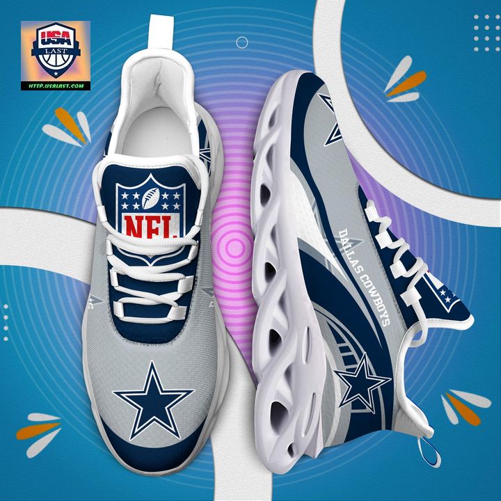 Dallas Cowboys NFL Customized Max Soul Sneaker - Studious look