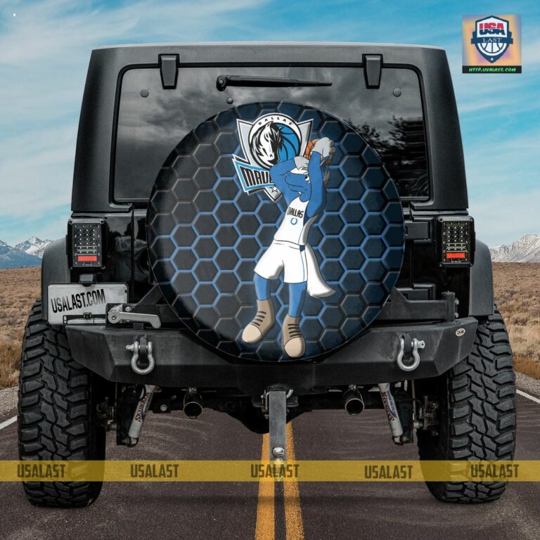 Dallas Mavericks NBA Mascot Spare Tire Cover - Pic of the century