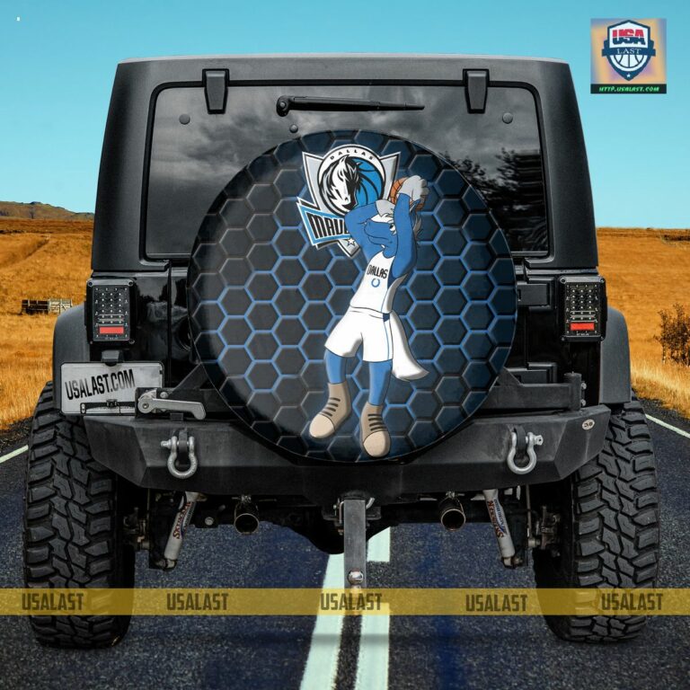 Dallas Mavericks NBA Mascot Spare Tire Cover - Is this your new friend?