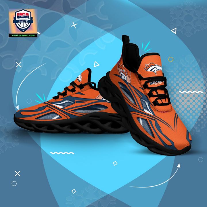 Denver Broncos NFL Clunky Max Soul Shoes New Model - Nice Pic