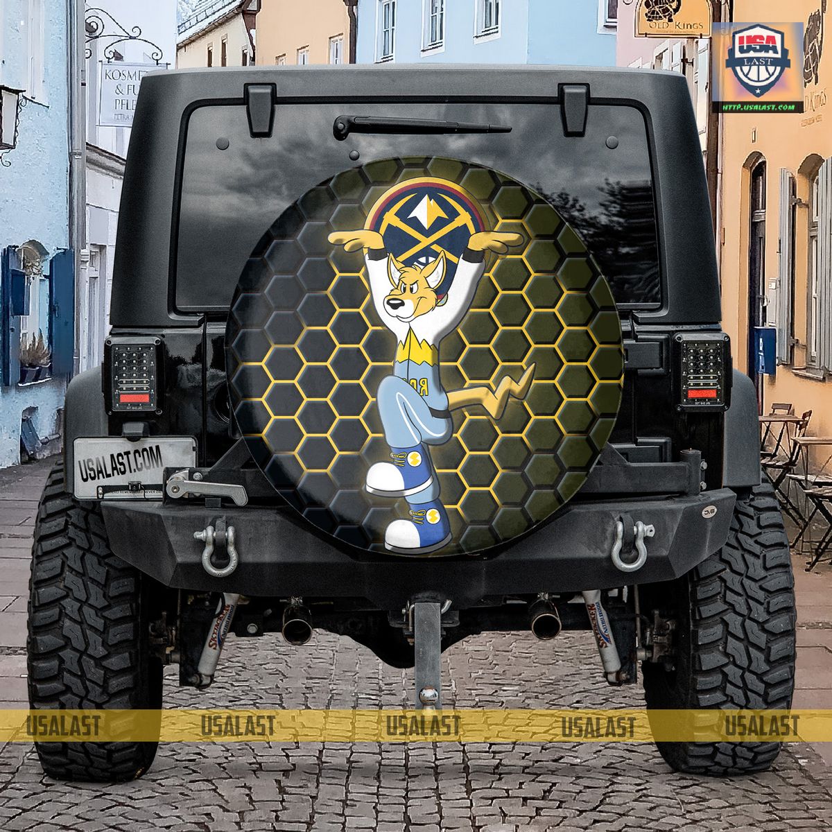 AMAZING Denver Nuggets NBA Mascot Spare Tire Cover
