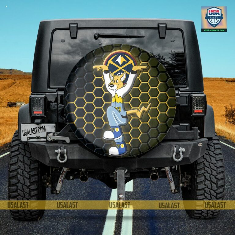 Denver Nuggets NBA Mascot Spare Tire Cover - It is too funny