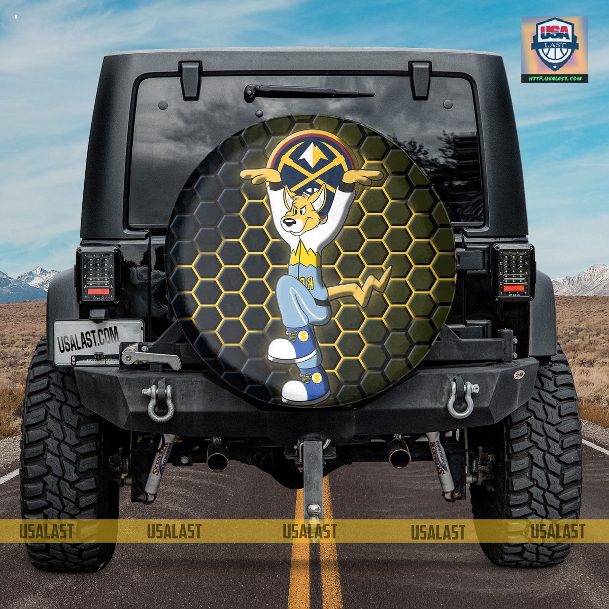 AMAZING Denver Nuggets NBA Mascot Spare Tire Cover