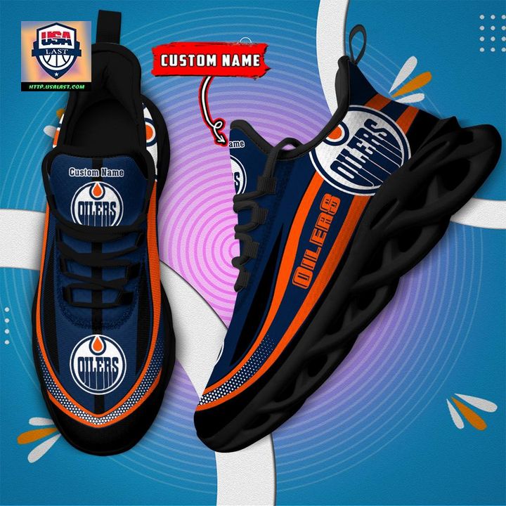 Edmonton Oilers NHL Clunky Max Soul Shoes New Model - Good click