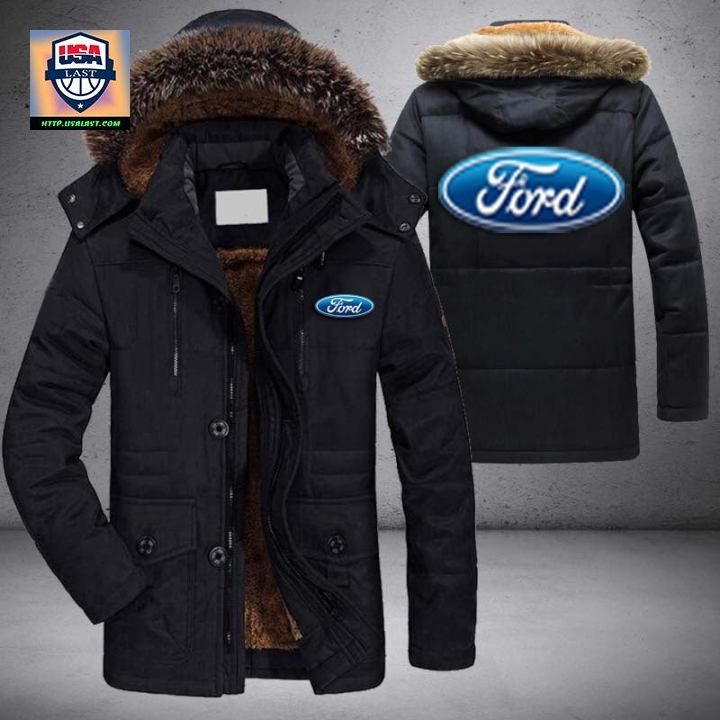Ford Luxury Brand Parka Jacket Winter Coat