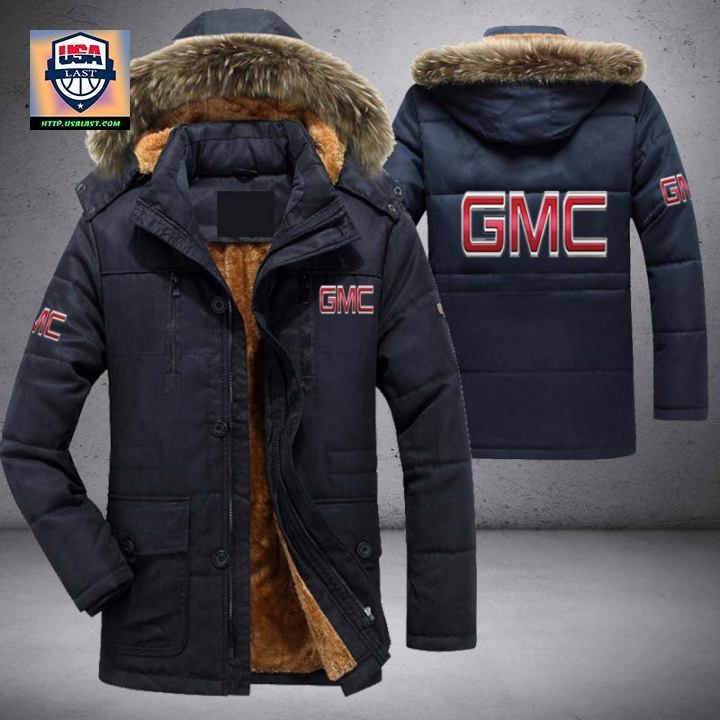 GMC Car Brand Parka Jacket Winter Coat - Wow, cute pie