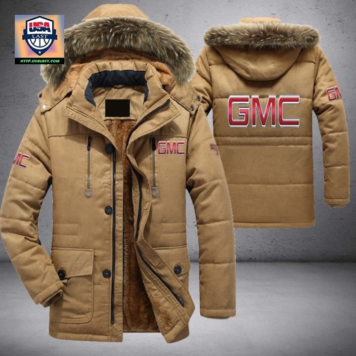 GMC Car Brand Parka Jacket Winter Coat - You are always best dear
