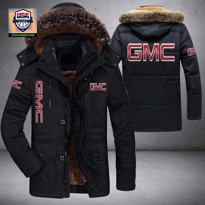 GMC Logo Brand Parka Jacket Winter Coat