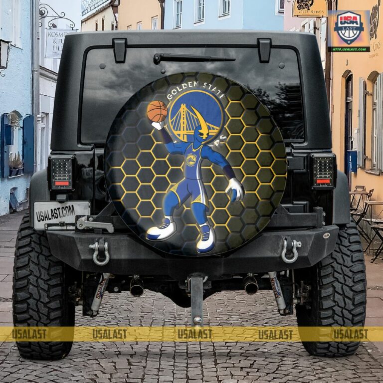 Golden State Warriors NBA Mascot Spare Tire Cover - Best click of yours