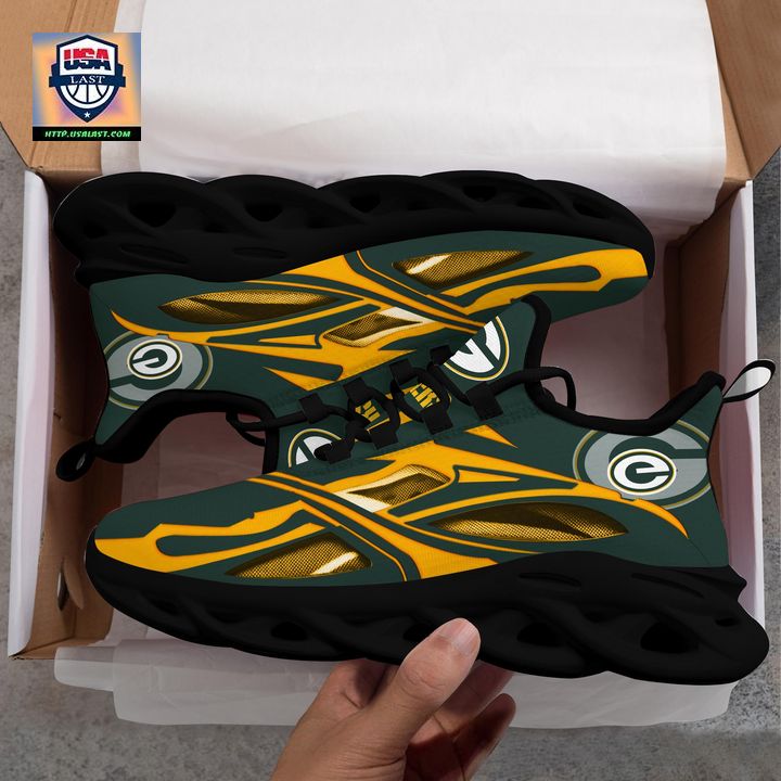 Green Bay Packers NFL Clunky Max Soul Shoes New Model - Cutting dash