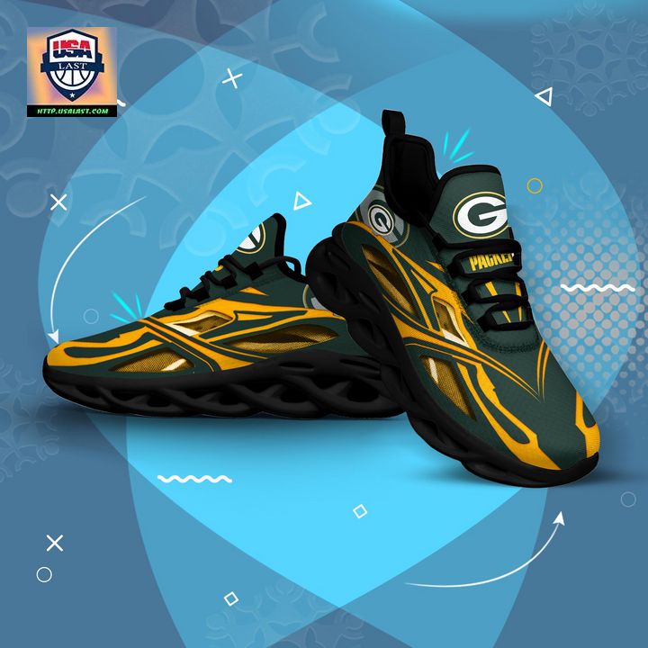 Green Bay Packers NFL Clunky Max Soul Shoes New Model - Gang of rockstars