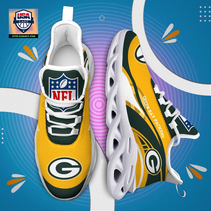 Green Bay Packers NFL Customized Max Soul Sneaker - Awesome Pic guys