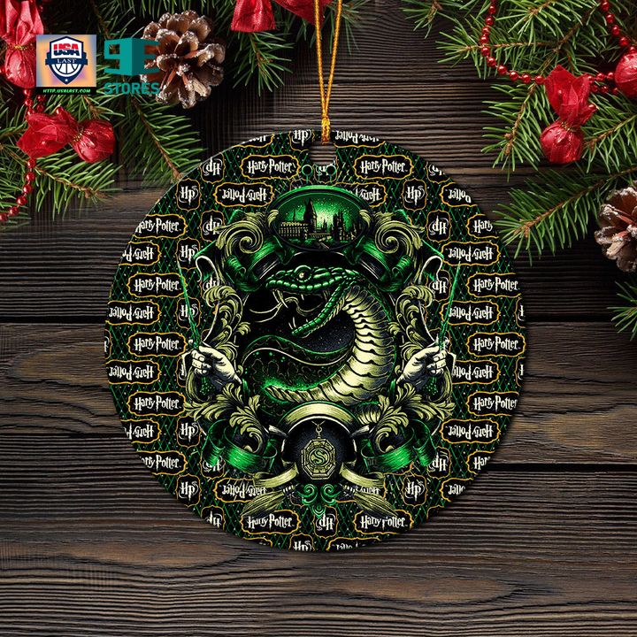 Harry Potter Slytherin Mica Ornament Perfect Gift For Holiday - Rocking picture