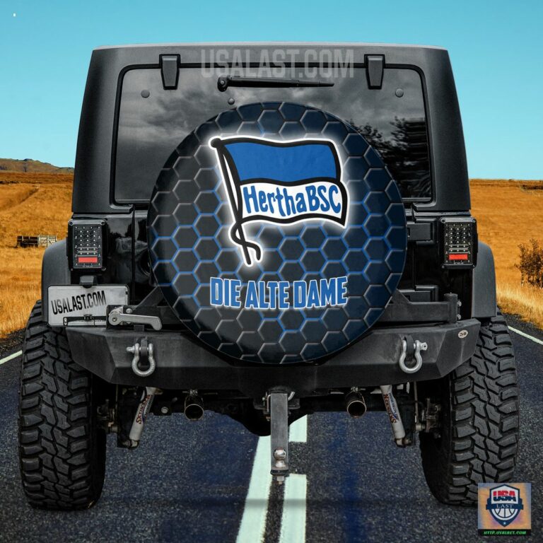 Hertha BSC Spare Tire Cover - You are changing drastically for good, keep it up