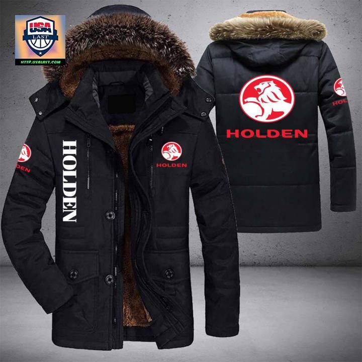 Holden Logo Brand Parka Jacket Winter Coat