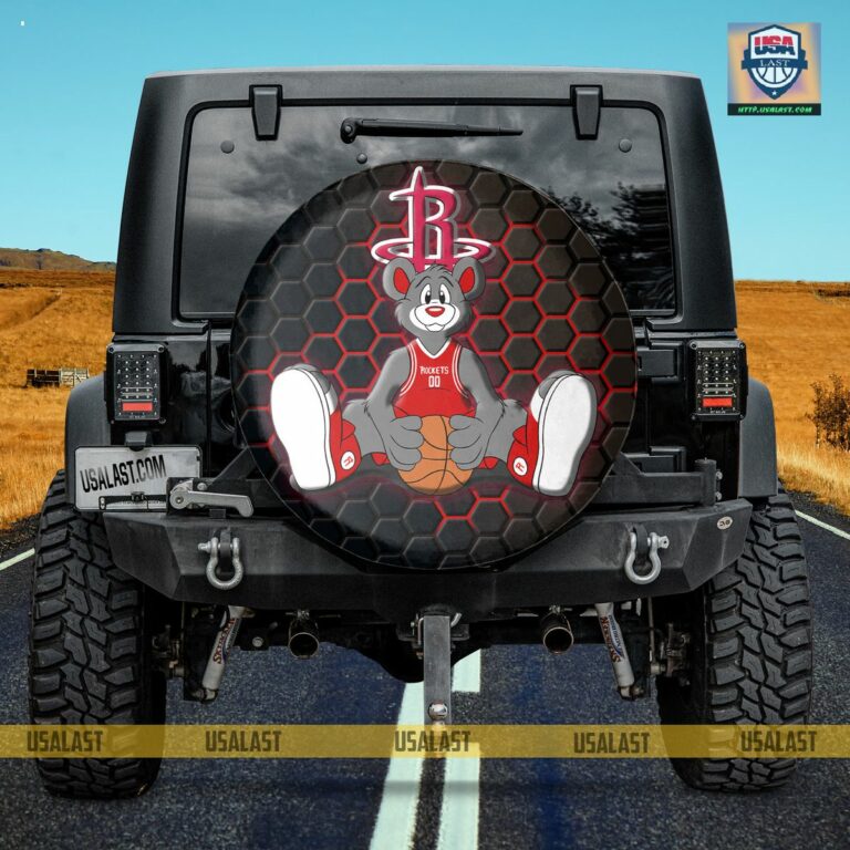 Houston Rockets NBA Mascot Spare Tire Cover - You tried editing this time?