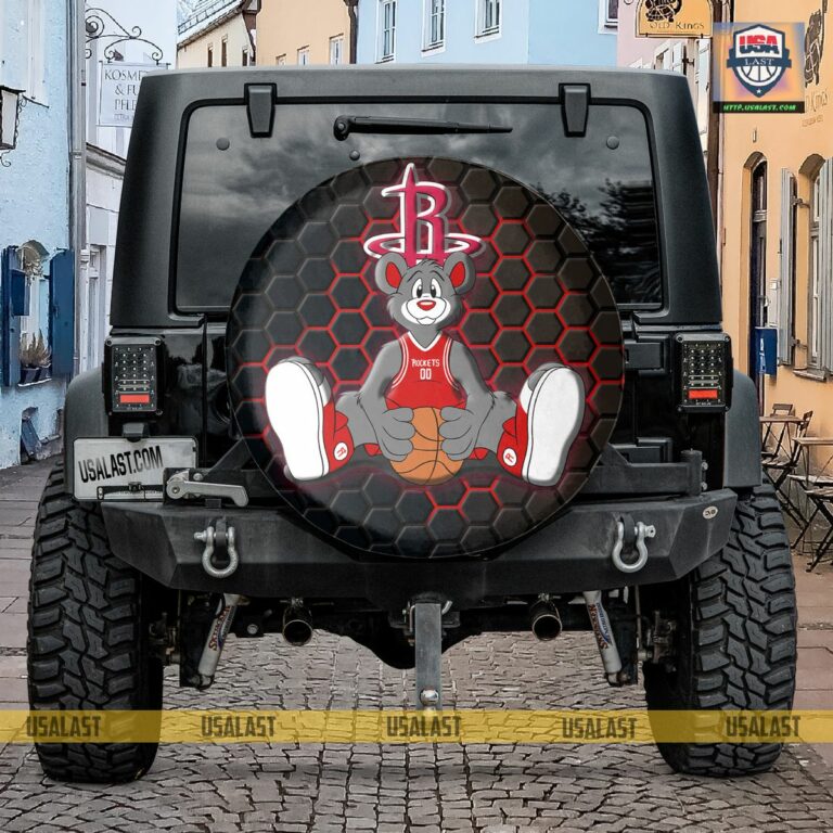 Houston Rockets NBA Mascot Spare Tire Cover - I like your hairstyle