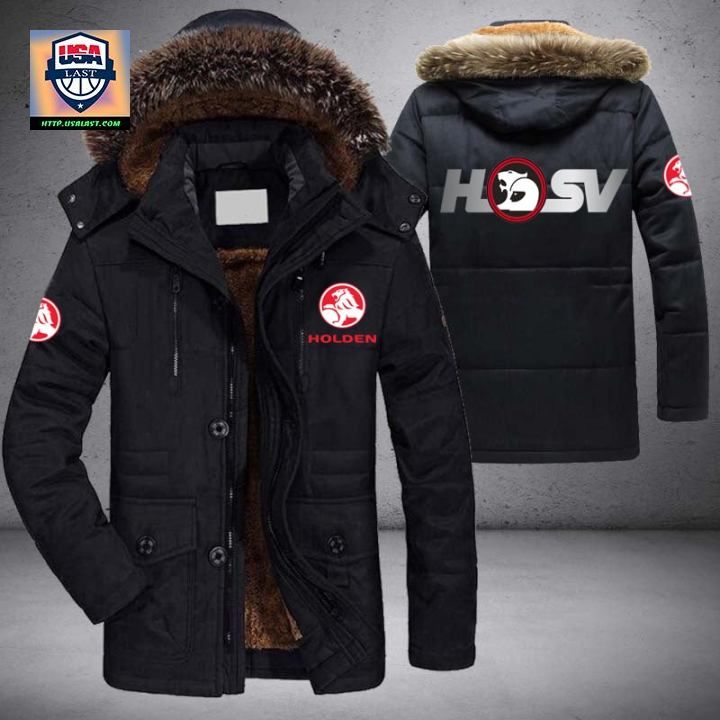 HSV Logo Brand Parka Jacket Winter Coat