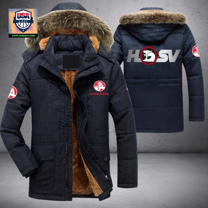 HSV Logo Brand Parka Jacket Winter Coat - You look lazy
