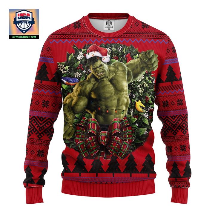 Hulk Marvel Ugly Christmas Sweater 2022 Thanksgiving Gift
