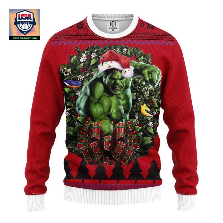 Incredible Hulk Noel Mc Ugly Christmas Sweater Thanksgiving Gift - Cutting dash