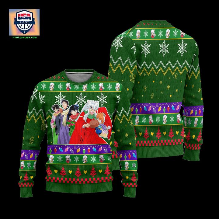 Inuyasha Anime Ugly Christmas Sweater InuYasha Xmas Gift - Stand easy bro