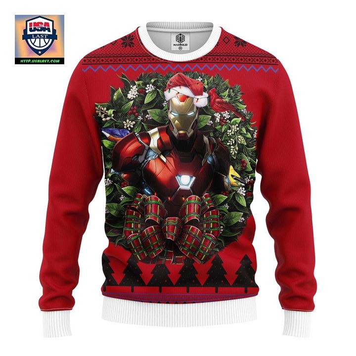 Iron Man Avengers Noel Mc Ugly Christmas Sweater Thanksgiving Gift - Good click