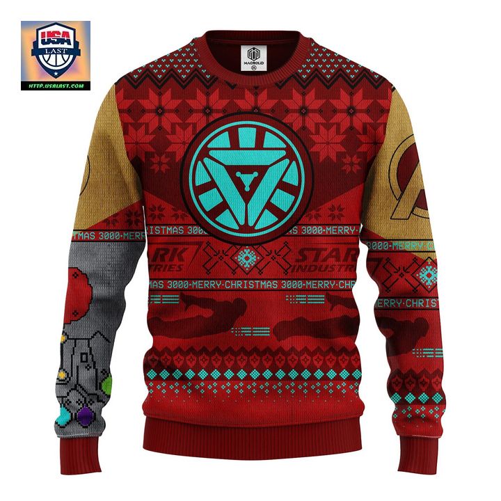 Iron Man Ugly Christmas Sweater Amazing Gift Idea Thanksgiving Gift