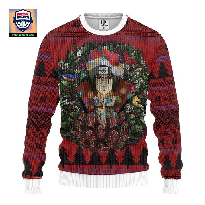 Itachi Naruto Mc Ugly Christmas Sweater Thanksgiving Gift