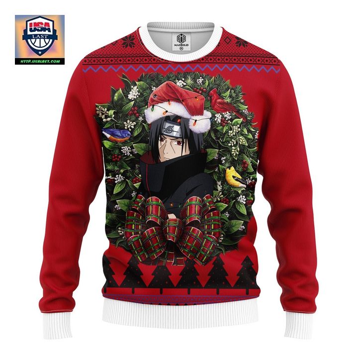 Itachi Uchiha Naruto Noel Mc Ugly Christmas Sweater Thanksgiving Gift