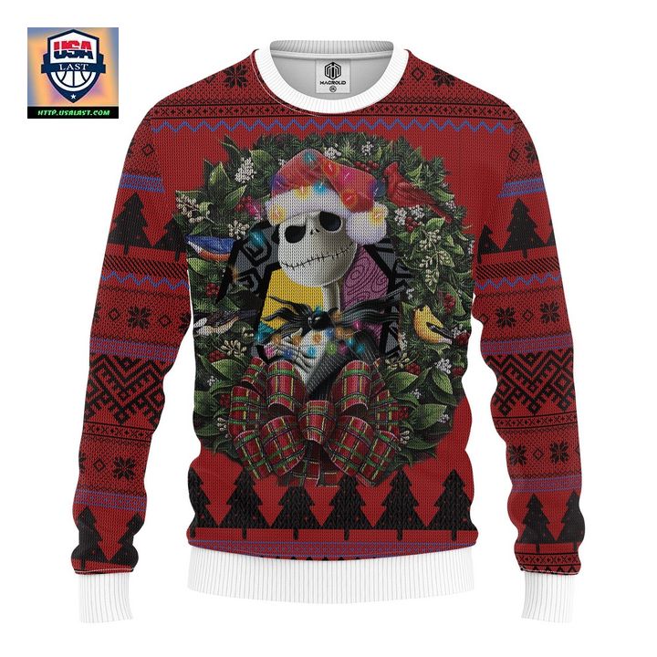 Jack Skellington Nightmare Before Christmas Mc Ugly Christmas Sweater Thanksgiving Gift