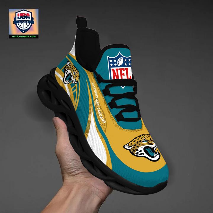 Jacksonville Jaguars NFL Customized Max Soul Sneaker - Cutting dash