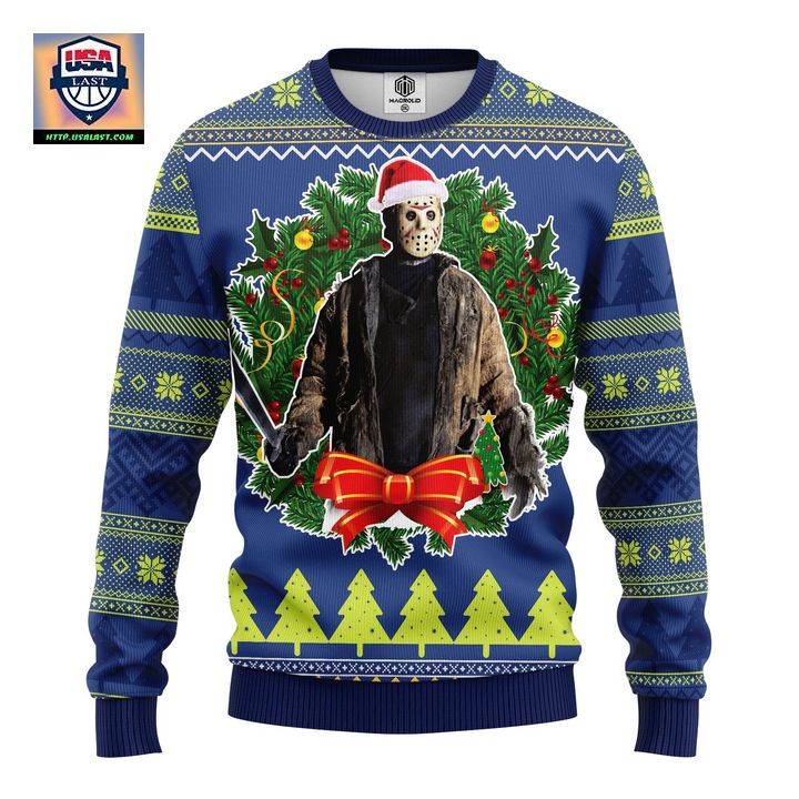 Jason Woorhees Ugly Christmas Sweater Amazing Gift Idea Thanksgiving Gift