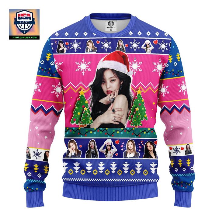 Jenny Black Pink Ugly Christmas Sweater Amazing Gift Idea Thanksgiving Gift