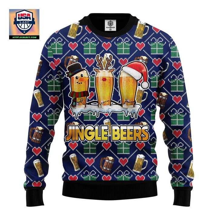 Jingle Beer Ugly Christmas Sweater Amazing Gift Idea Thanksgiving Gift
