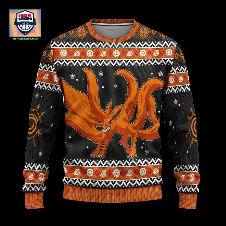 Kurama Naruto Anime Ugly Christmas Sweater Xmas Gift - Loving, dare I say?