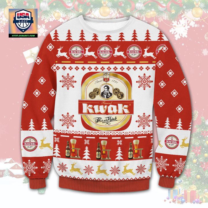 Kwak Beer Ugly Christmas Sweater 2022 - Amazing Pic