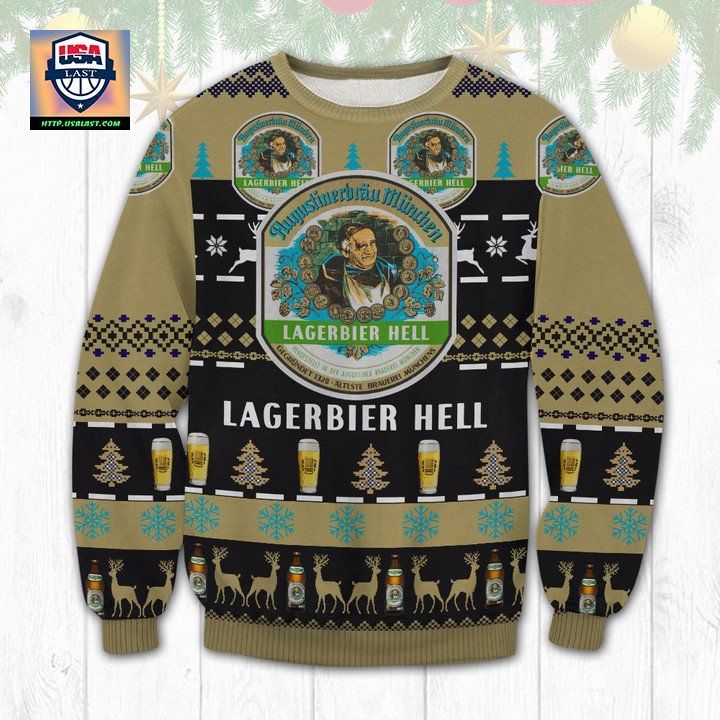 Lagerbier Hell Ugly Christmas Sweater 2022 - Out of the world