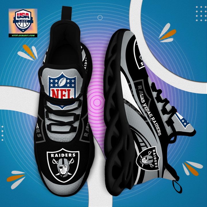 Las Vegas Raiders NFL Customized Max Soul Sneaker - This place looks exotic.