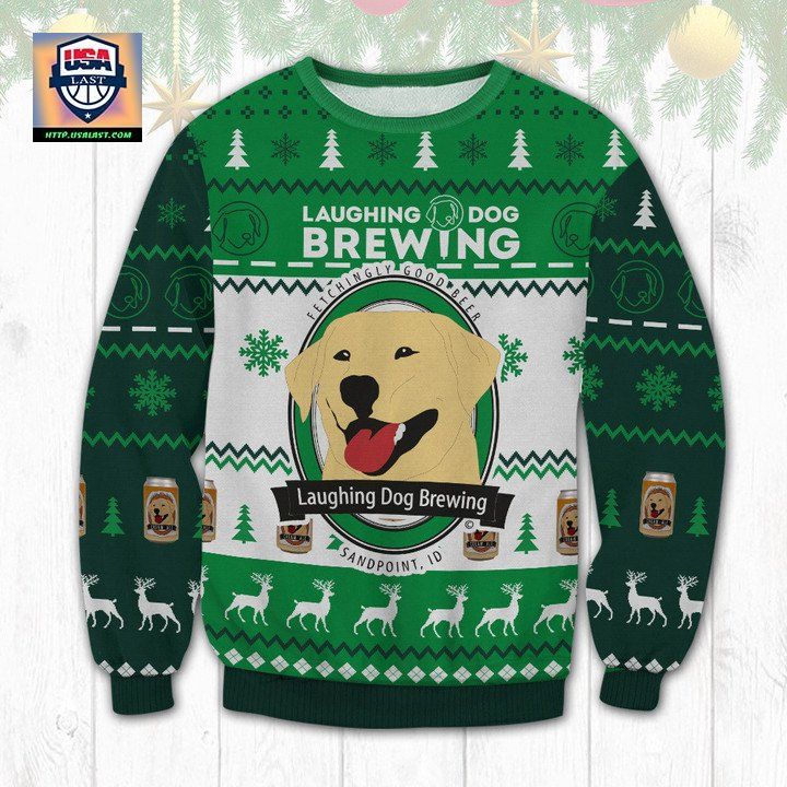 Laughing Dog Brewing Ugly Christmas Sweater 2022