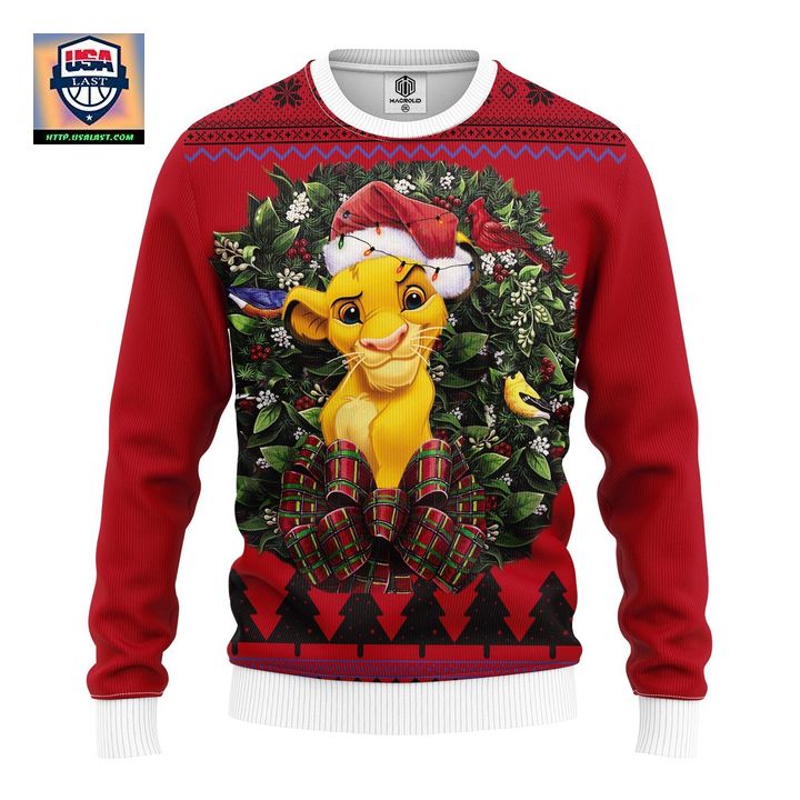 Lion King Noel Mc Ugly Christmas Sweater Thanksgiving Gift - Sizzling