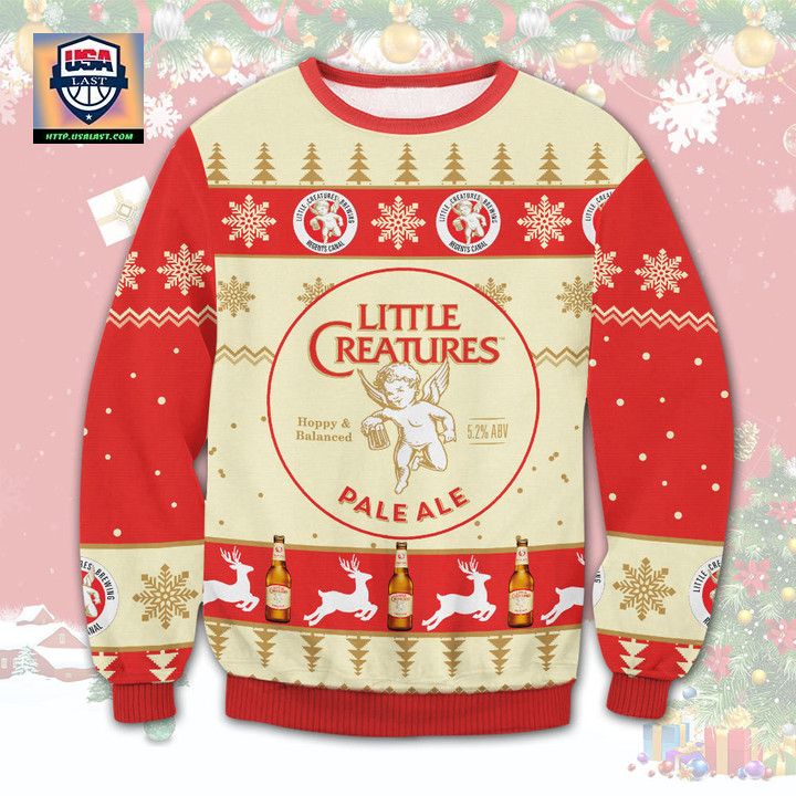 Little Creatures Australia Beer Ugly Christmas Sweater 2022 - Loving click