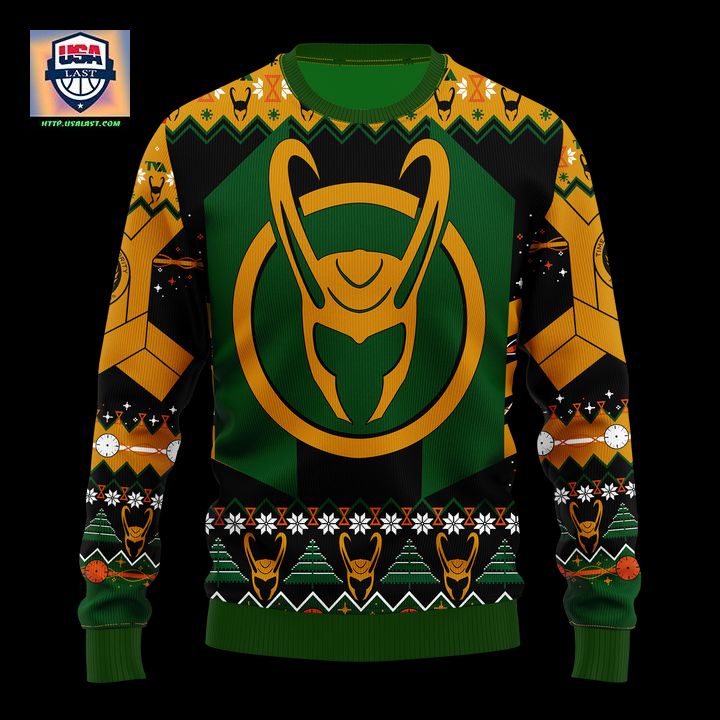 Loki Ugly Christmas Sweater Xmas Gift - Studious look